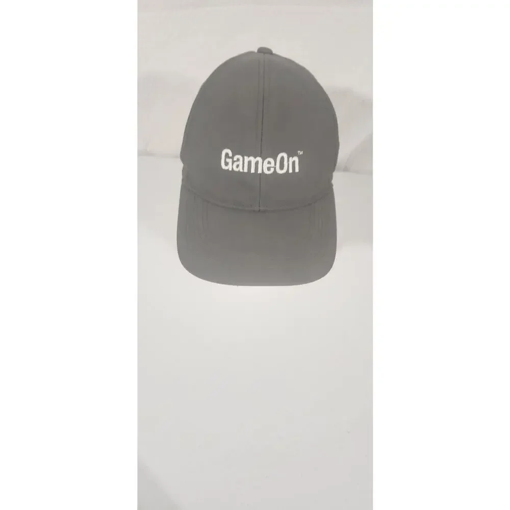 Game On Nike Hat Adult Gray Strap Back Cap Golf Legacy 91 Dri Fit
